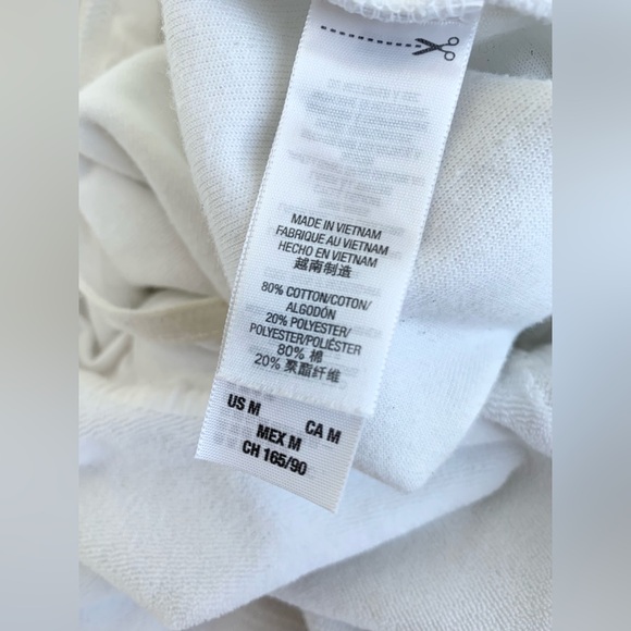 Juicy Couture White One Shoulder Ruffle Top Terry Cloth Romper Size M - Picture 3 of 3